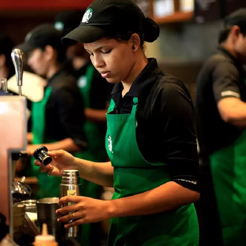 Quy trình đặt may đồng phục Starbuck tại Tạp Dề Thương Hiệu rất đơn giản