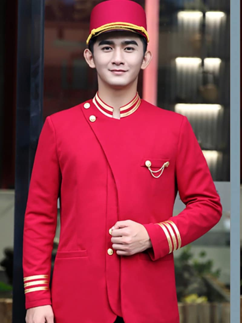 Mẫu đồng phục bellman dáng vest chuyên nghiệp