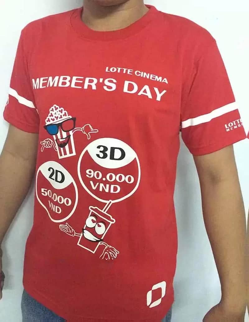 đồng phục lotte cinema giá tốt