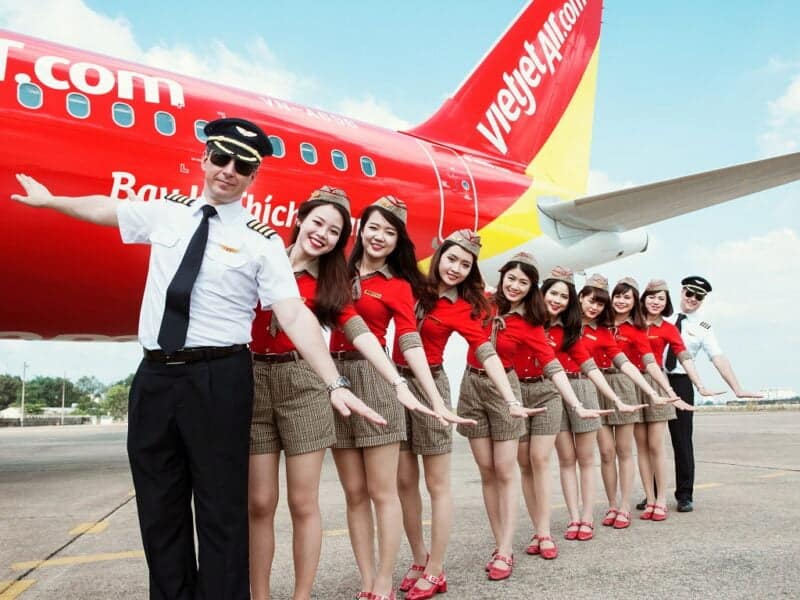 đồng phục tiếp viên hàng không đẹp