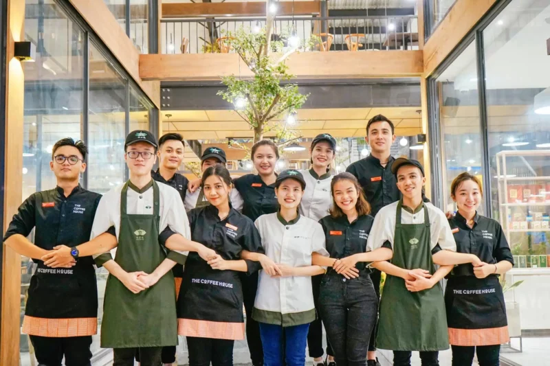 địa chỉ may quán tạp dề in logo uy tín