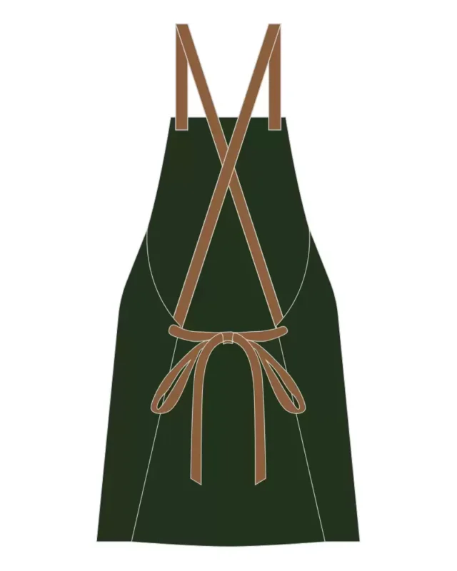 Đồng phục tạp dề này được may hoàn toàn bằng những dòng vải cao cấp như kaki, canvas, denim, cotton…