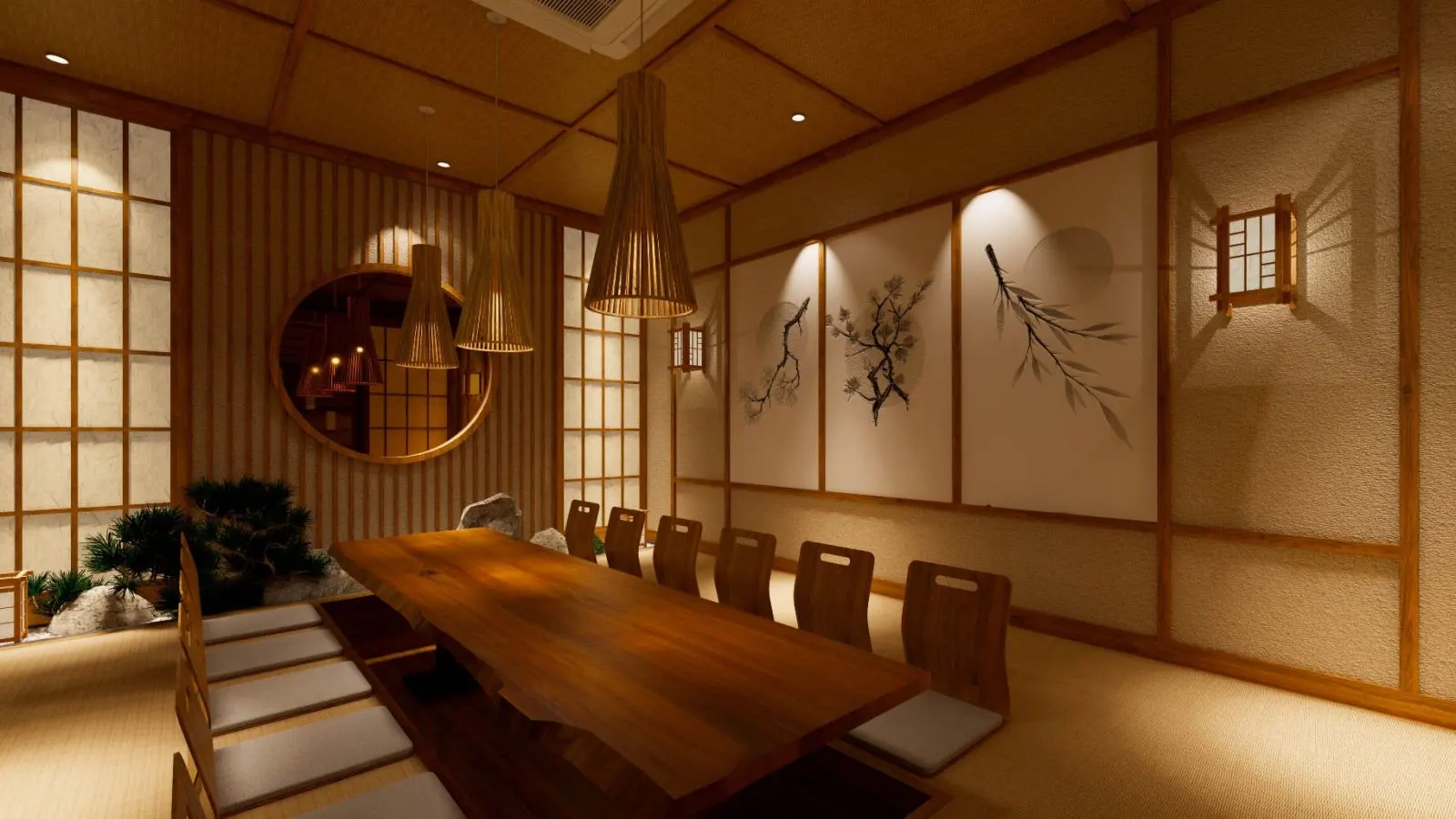 Phong cách nhà hàng Nhật Bản