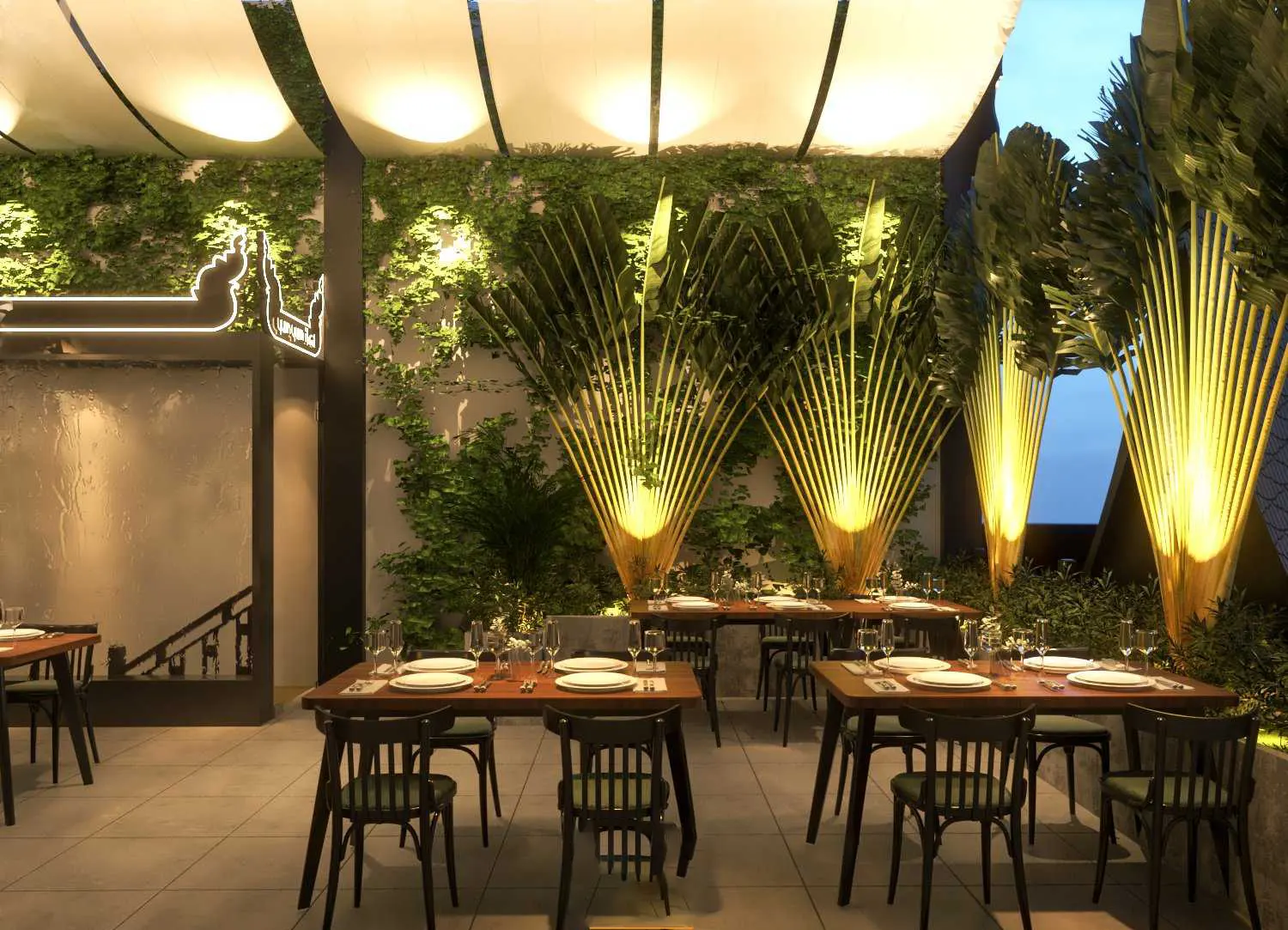 Phong cách nhà hàng Thái Lan