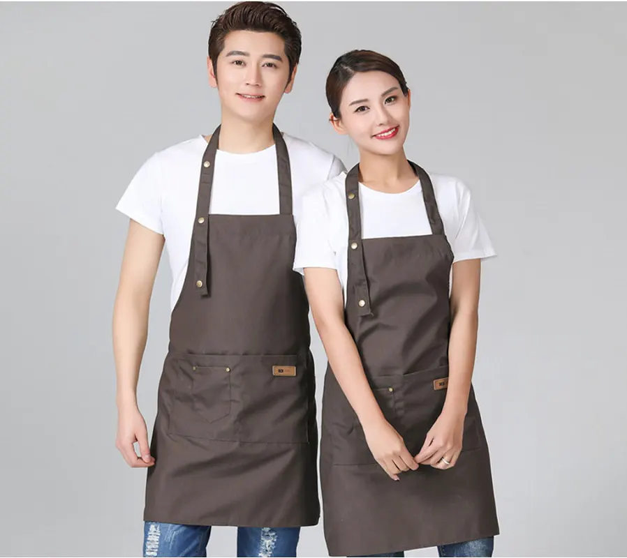 Tạp dề yếm cải tiến có nút hoặc khóa cài