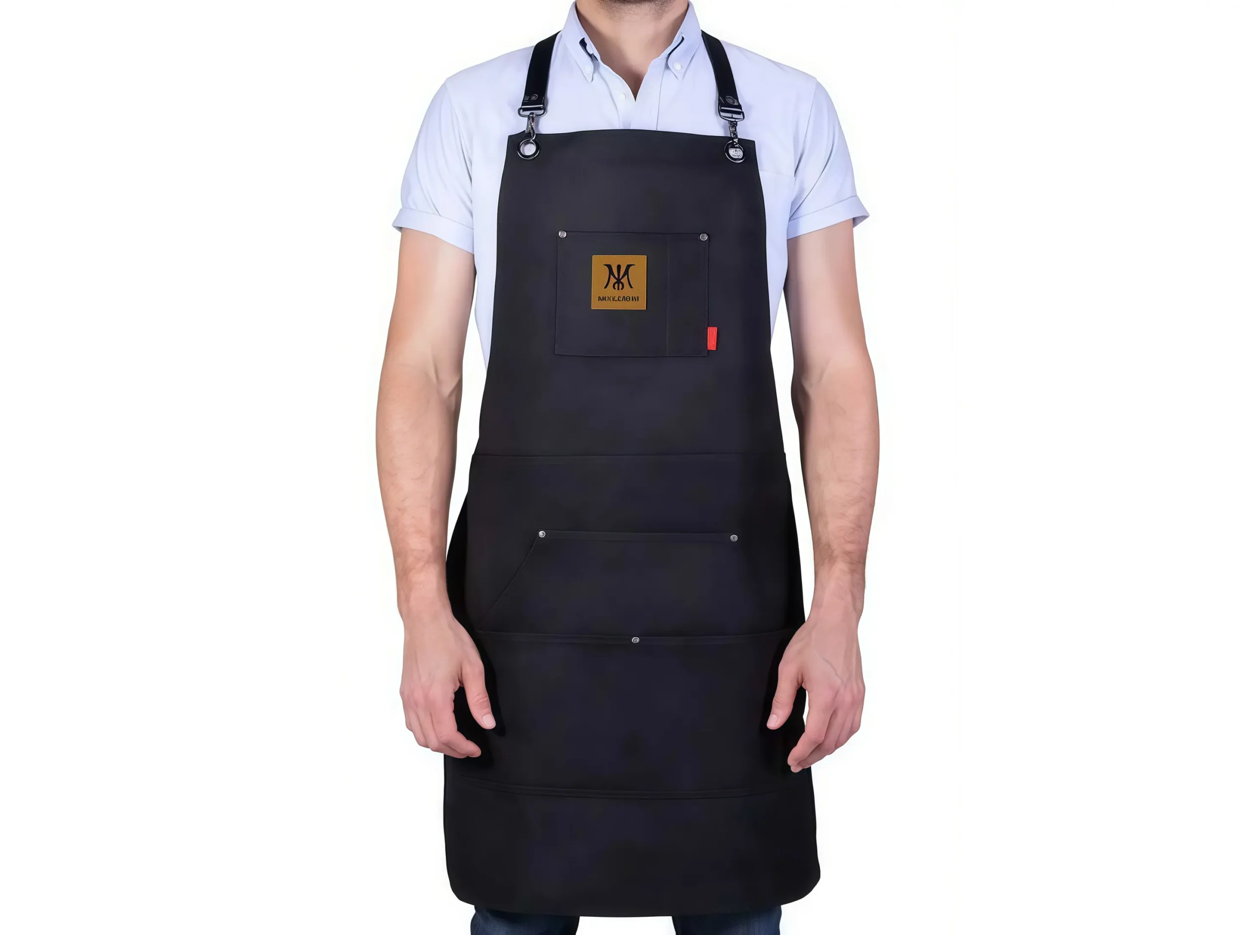 Mẫu tạp dề cho thợ hoàn kim vải kaki