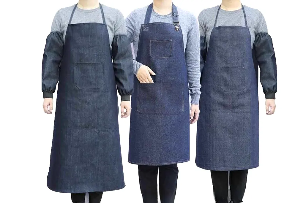 May tạp dề thợ kim hoàn yếm dài